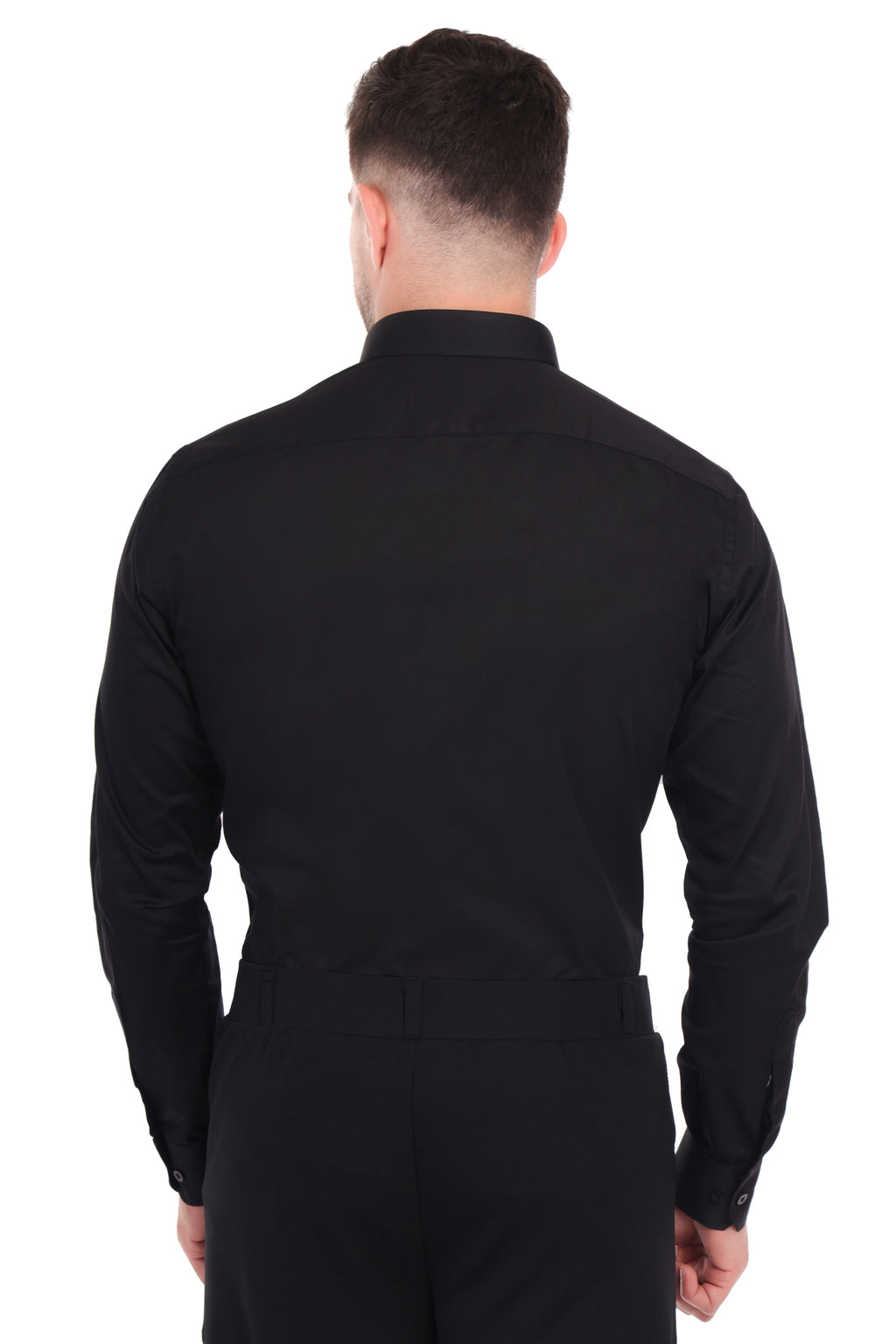 Men's Formal Black Shirt - Premium Cotton Shirt